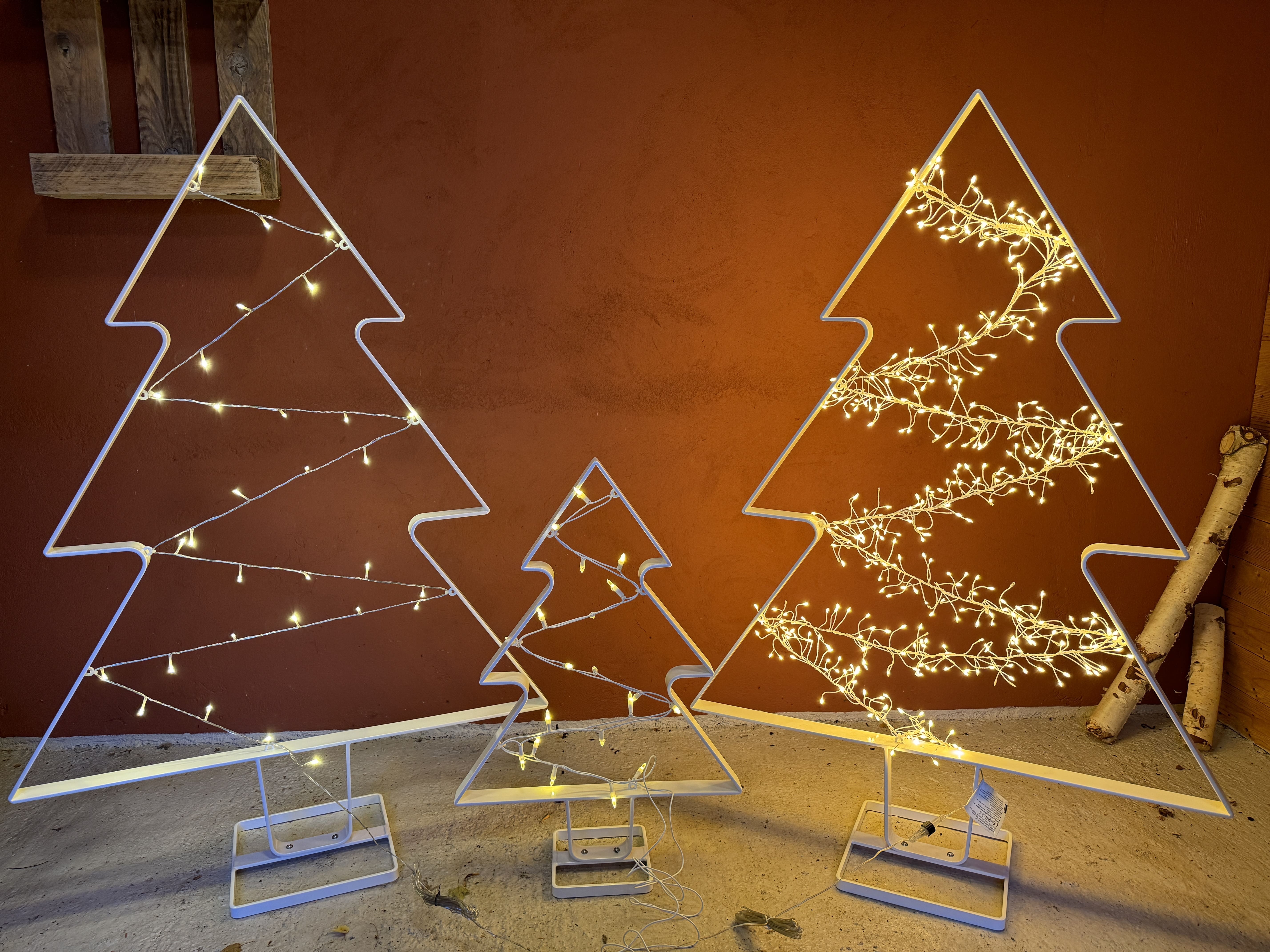 Sapins de Noël en métal